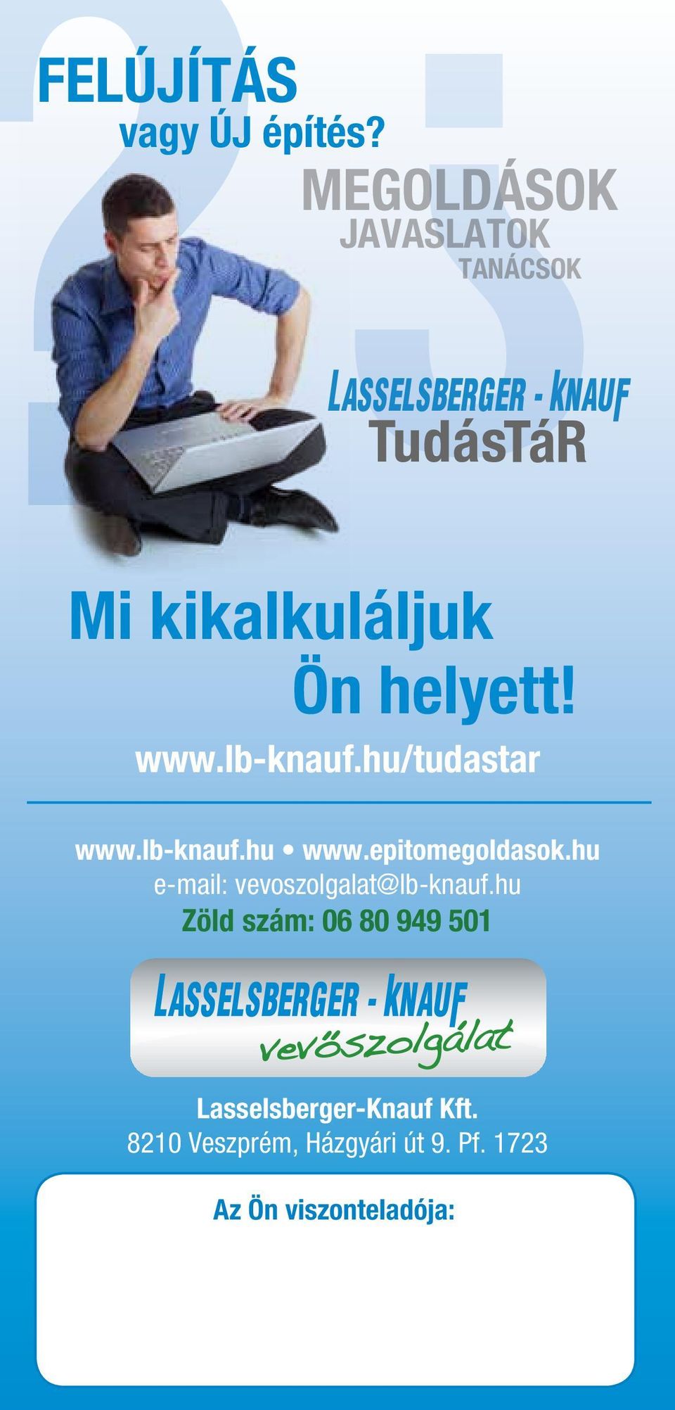 hu/tudastar www.lb-knauf.hu www.epitomegoldasok.