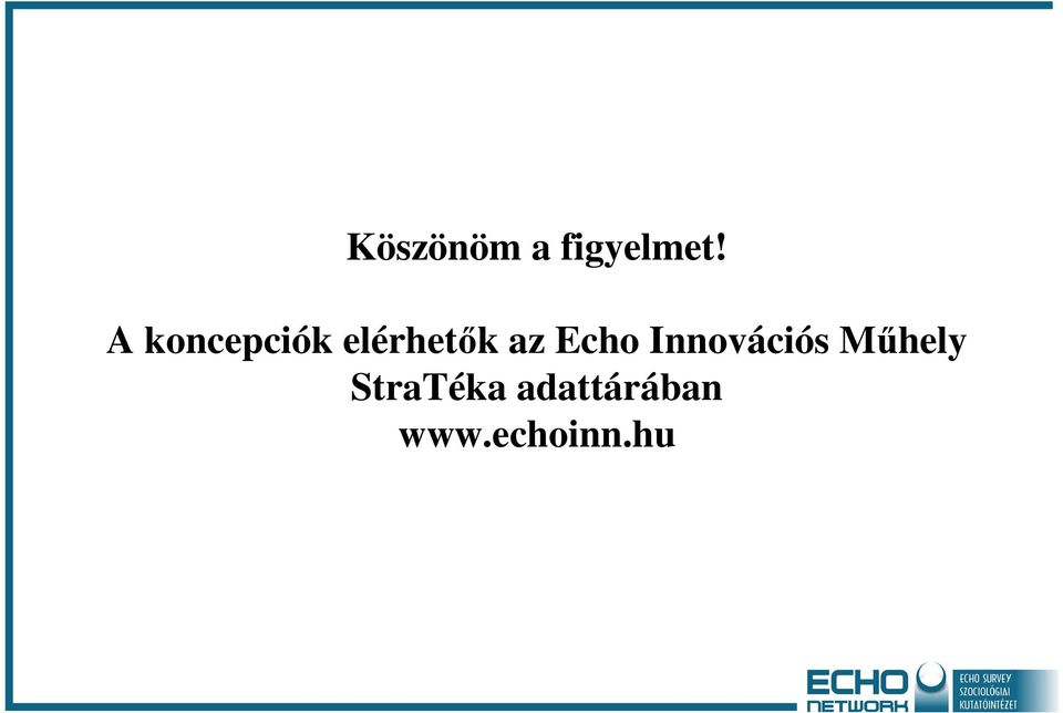 Echo Innovációs Műhely