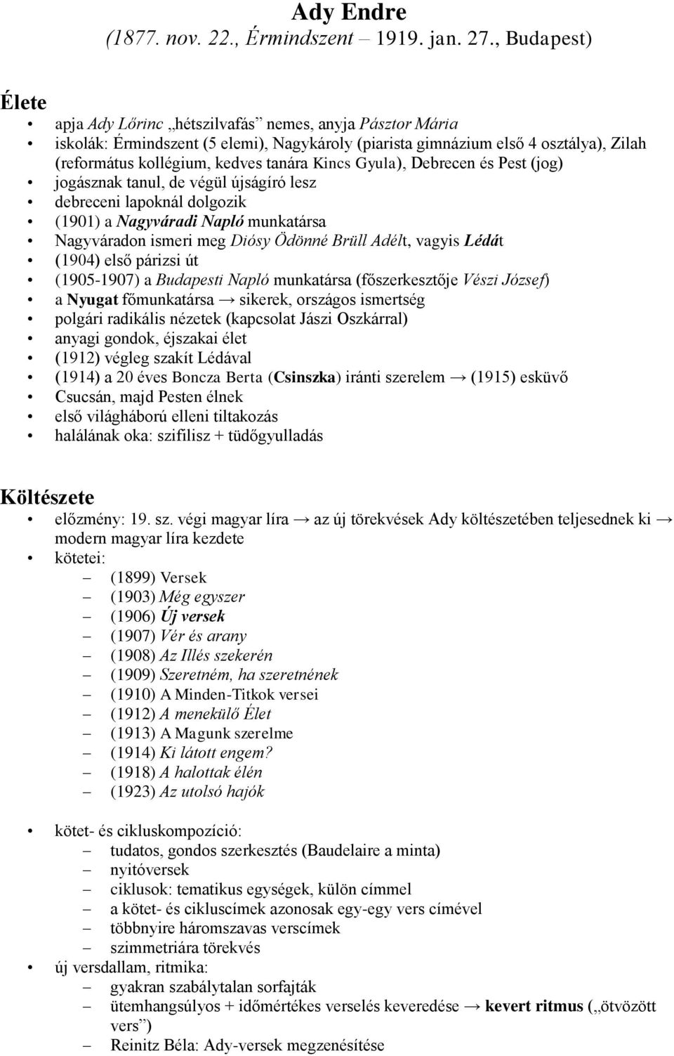 Kincs Gyula), Debrecen és Pest (jog) jogásznak tanul, de végül újságíró lesz debreceni lapoknál dolgozik (1901) a Nagyváradi Napló munkatársa Nagyváradon ismeri meg Diósy Ödönné Brüll Adélt, vagyis