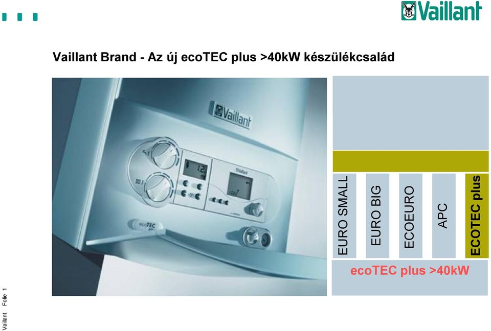 Vaillant Folie 1 EURO SMALL EURO