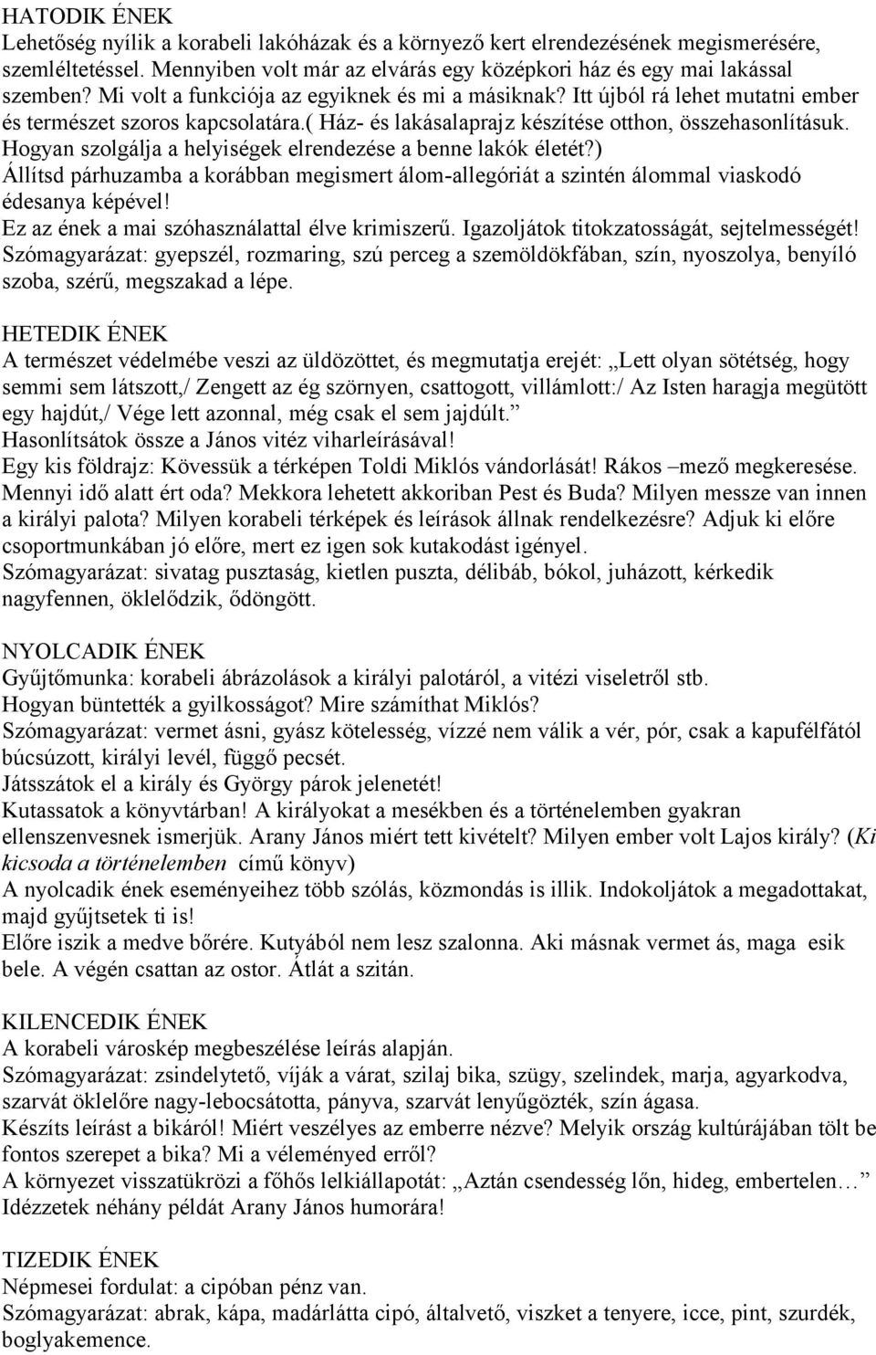 Hogyan szolgálja a helyiségek elrendezése a benne lakók életét?) Állítsd párhuzamba a korábban megismert álom-allegóriát a szintén álommal viaskodó édesanya képével!