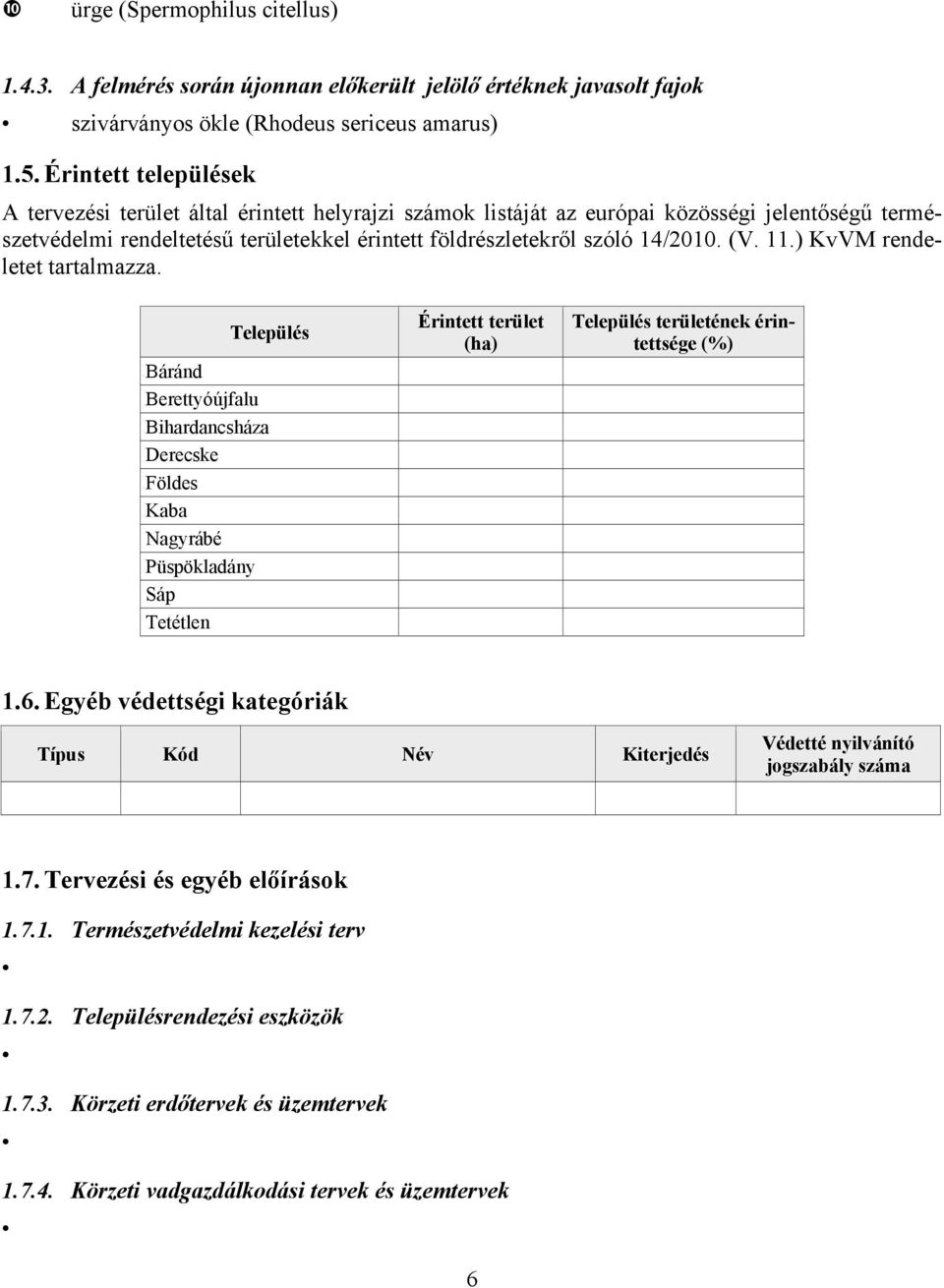 (V. 11.) KvVM rendeletet tartalmazza.