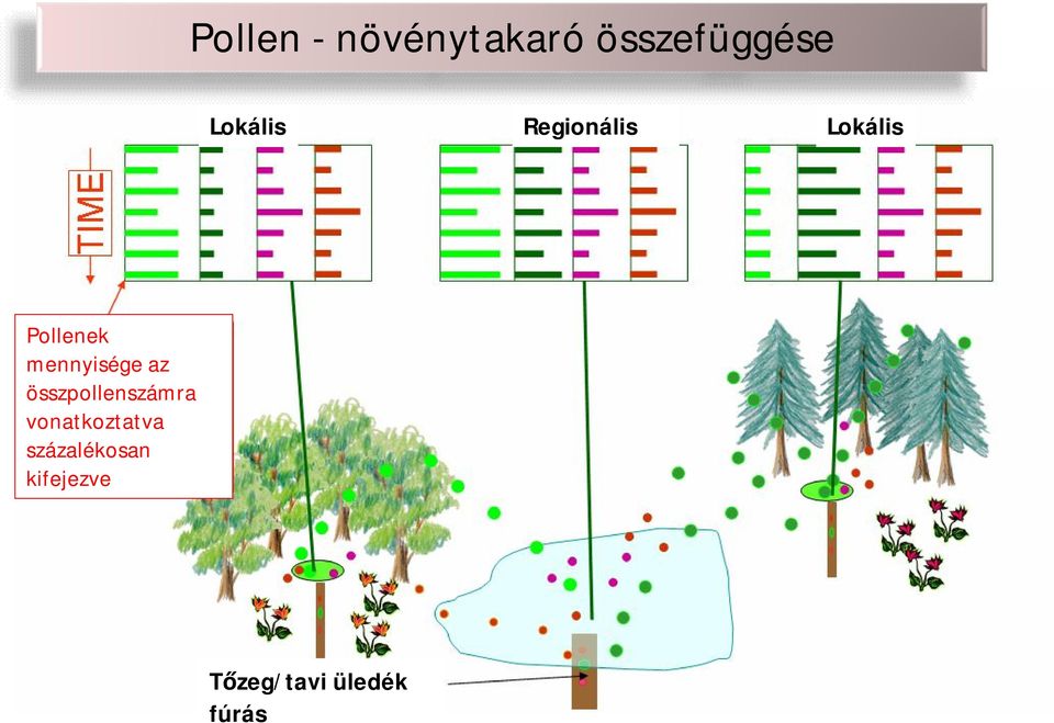 mennyisége az összpollenszámra