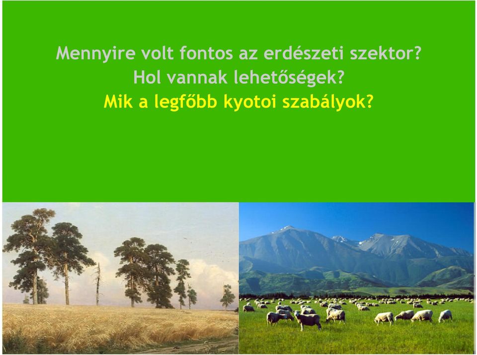 Mik a legfıbb kyotoi szabályok?