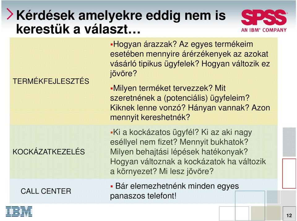 Mit szeretnének a (potenciális) ügyfeleim? Kiknek lenne vonzó? Hányan vannak? Azon mennyit kereshetnék? Ki a kockázatos ügyfél?