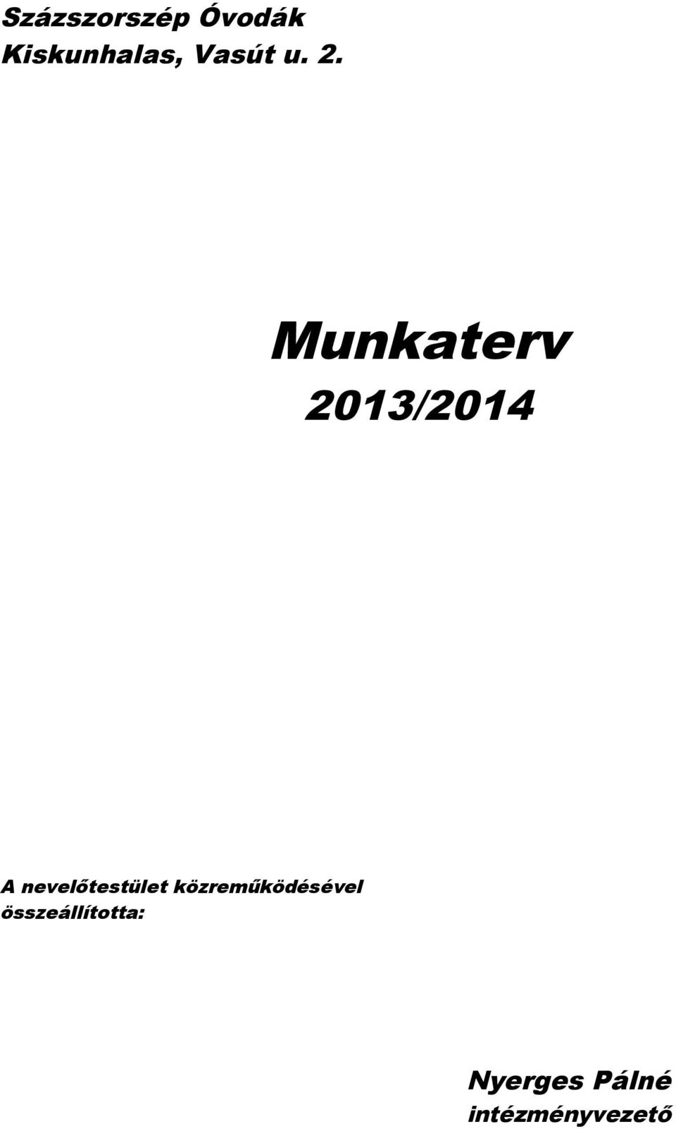 Munkaterv 2013/2014 A