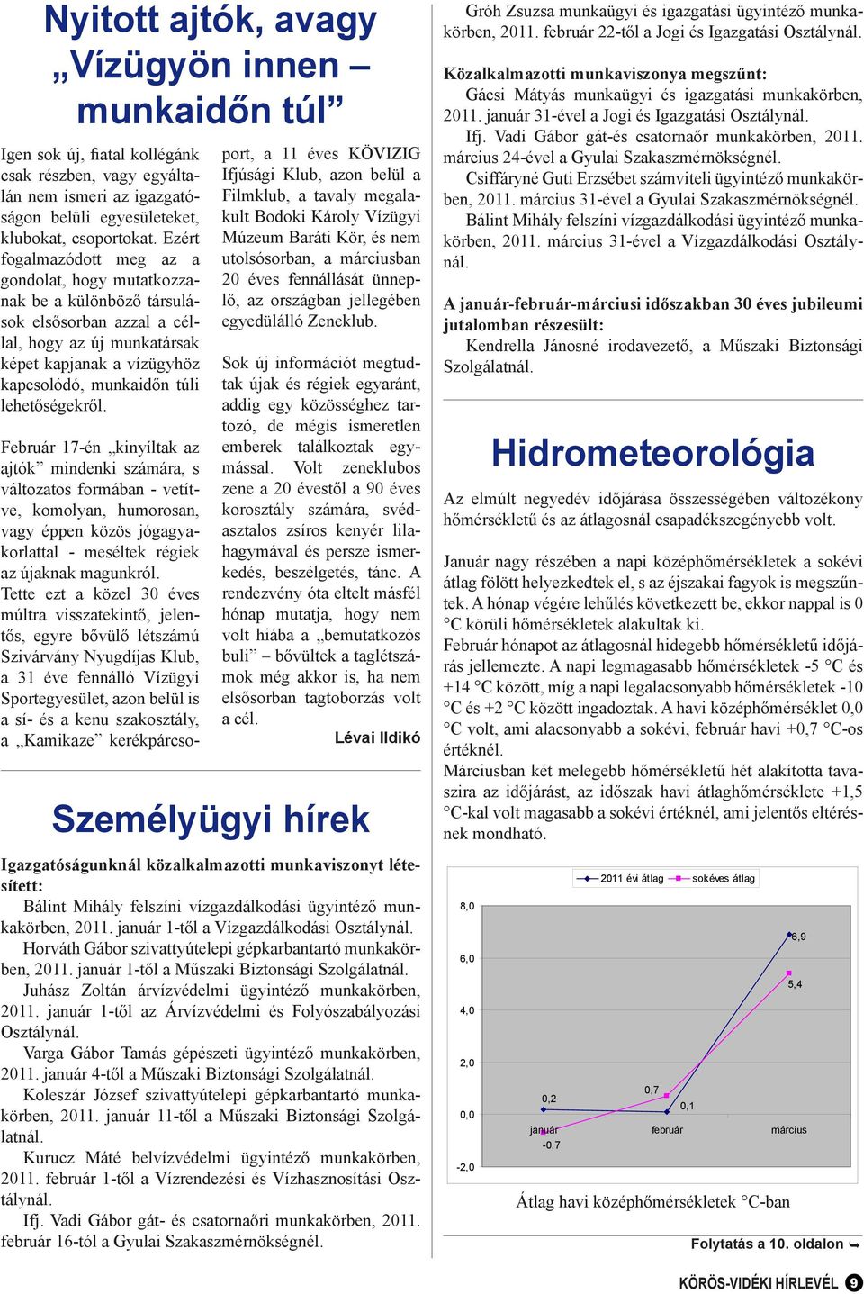 lehetőségekről. Február 17-én kinyíltak az ajtók mindenki számára, s változatos formában - vetítve, komolyan, humorosan, vagy éppen közös jógagyakorlattal - meséltek régiek az újaknak magunkról.