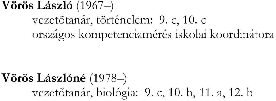 c országos kompetenciamérés iskolai