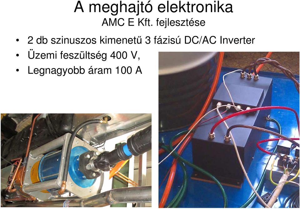 kimenetű 3 fázisú DC/AC Inverter