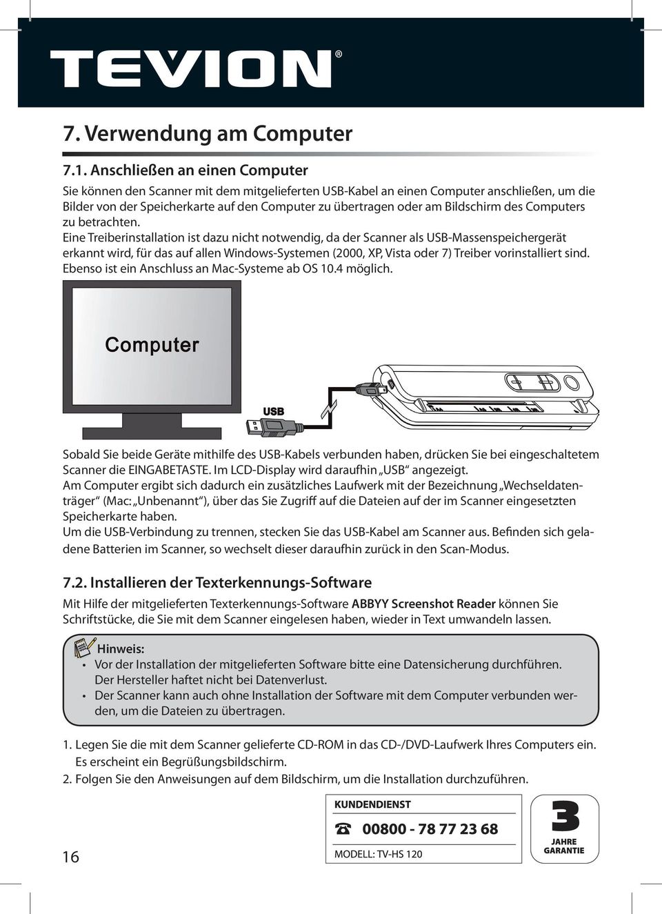 Bildschirm des Computers zu betrachten.