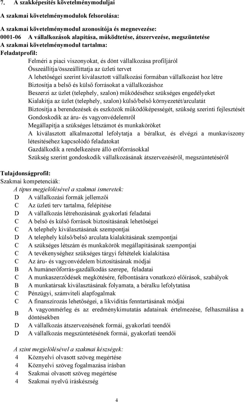 kiválasztott vállalkozási formában vállalkozást hoz létre Biztosítja a belső és külső forrásokat a vállalkozáshoz Beszerzi az üzlet (telephely, szalon) működéséhez szükséges engedélyeket Kialakítja