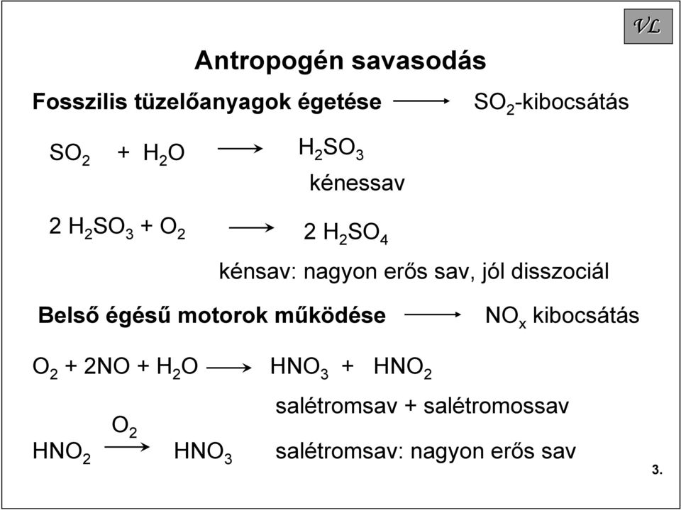 jól disszociál Belső égésű motorok működése NO x kibocsátás O 2 + 2NO + H 2 O