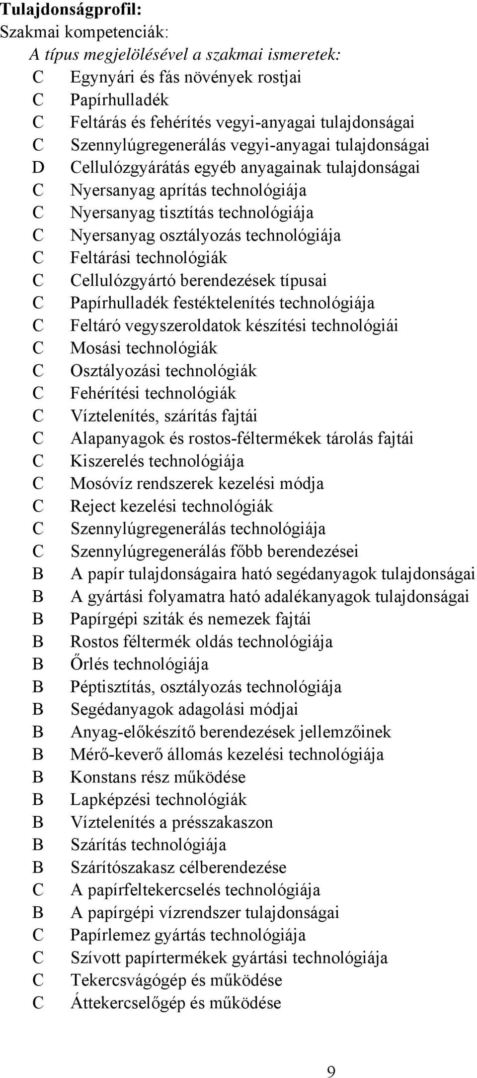 technológiája Feltárási technológiák ellulózgyártó berendezések típusai Papírhulladék festéktelenítés technológiája Feltáró vegyszeroldatok készítési technológiái Mosási technológiák Osztályozási