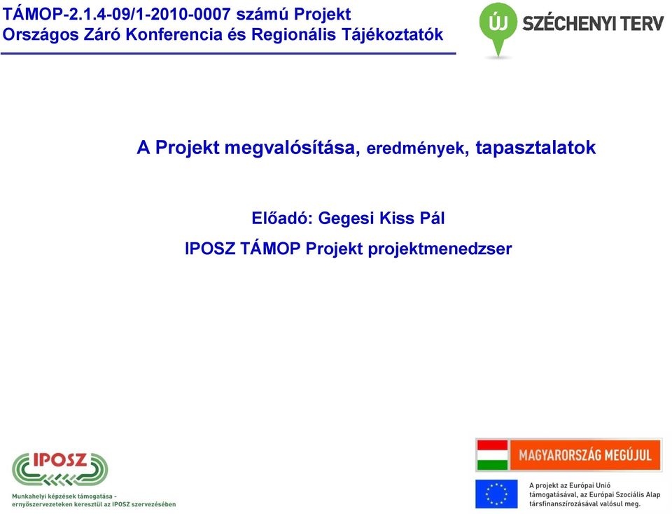 TÁMOP Projekt