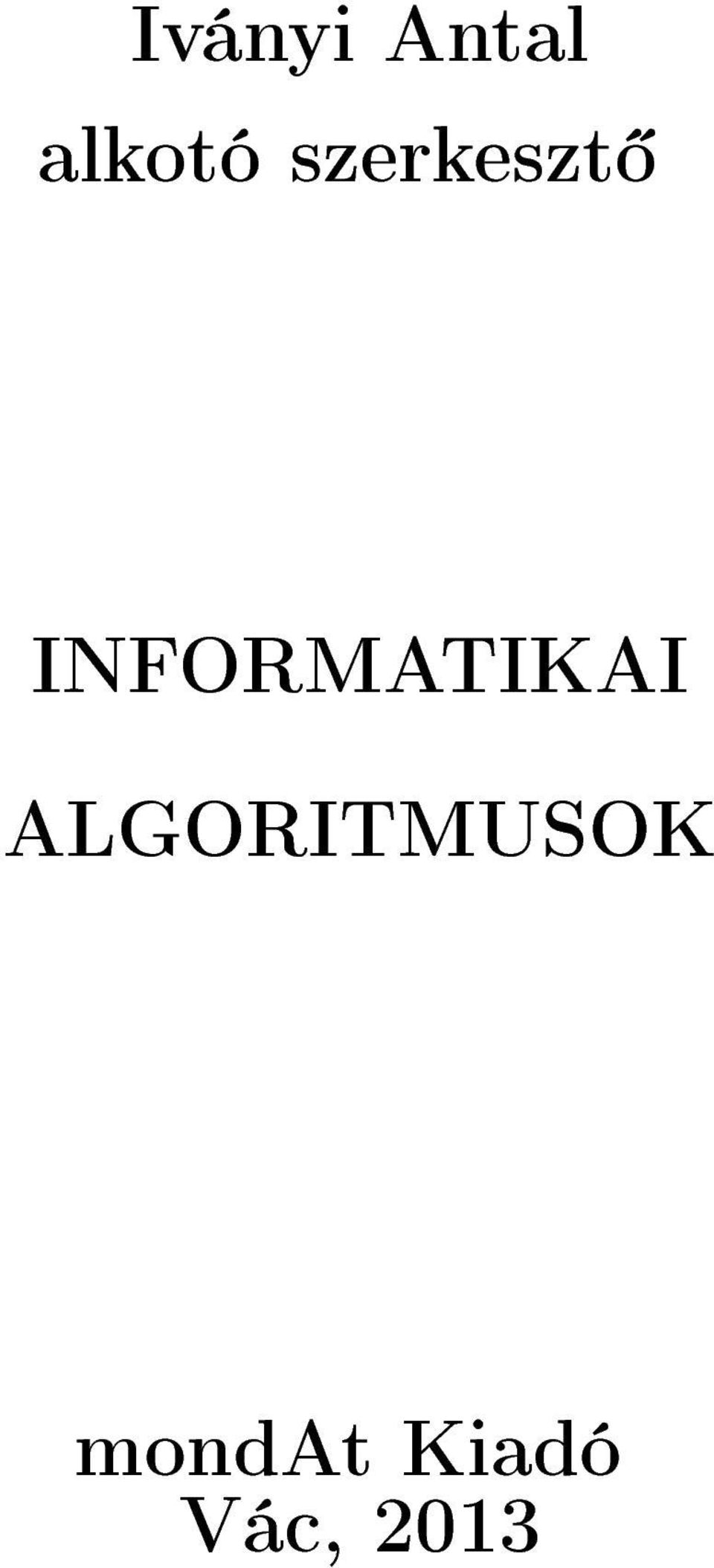 INFORMATIKAI