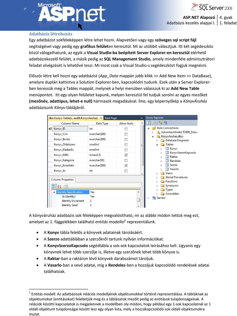 adminisztrátori feladat elvégzését is lehetővé teszi. Mi most csak a Visual Studio-s segédeszközt fogjuk megnézni.