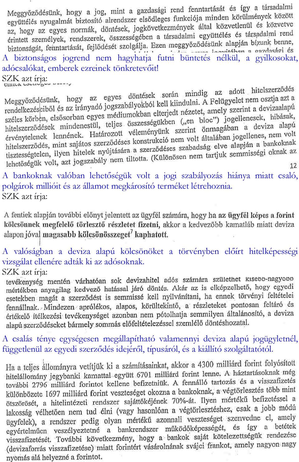 létrehoznia. A valóságban a deviza alapú kölcsönöket a törvényben előírt hitelképességi vizsgálat ellenére adták ki az adósoknak.