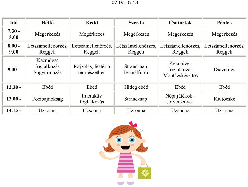 természetben Montázskészítés Diavetítés