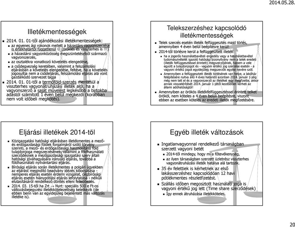 elengedése, feltéve, ha a követelés jogosultja nem a csődeljárás, felszámolási eljárás alá vont gazdálkodó szervezet tagja 2014. 01.