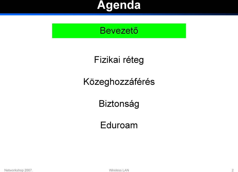 Biztonság Eduroam