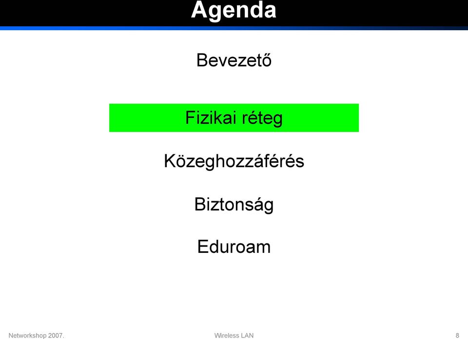 Biztonság Eduroam