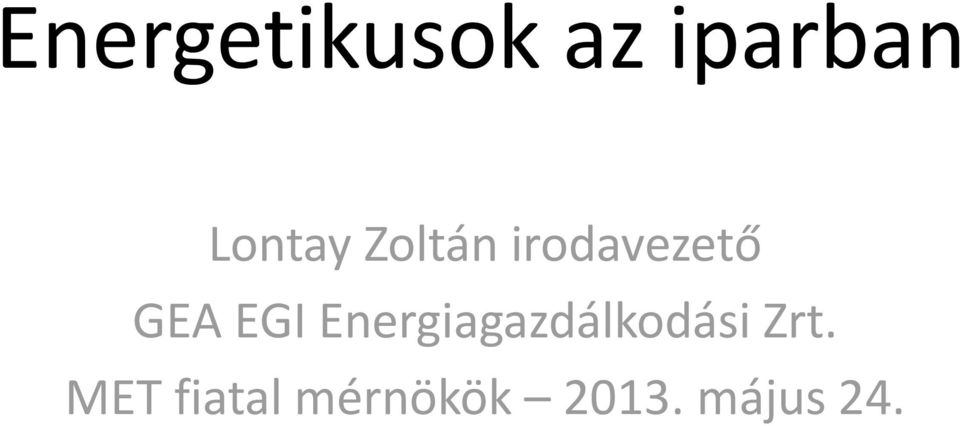 EGI Energiagazdálkodási Zrt.