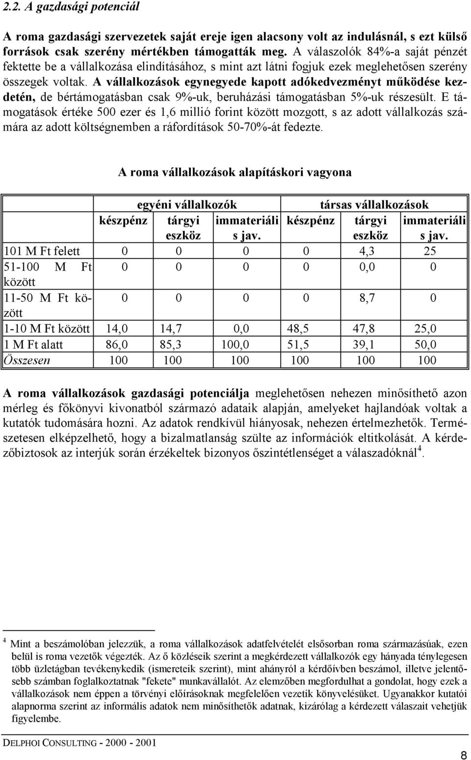 A vállalkozások egynegyede kapott adókedvezményt működése kezdetén, de bértámogatásban csak 9%-uk, beruházási támogatásban 5%-uk részesült.