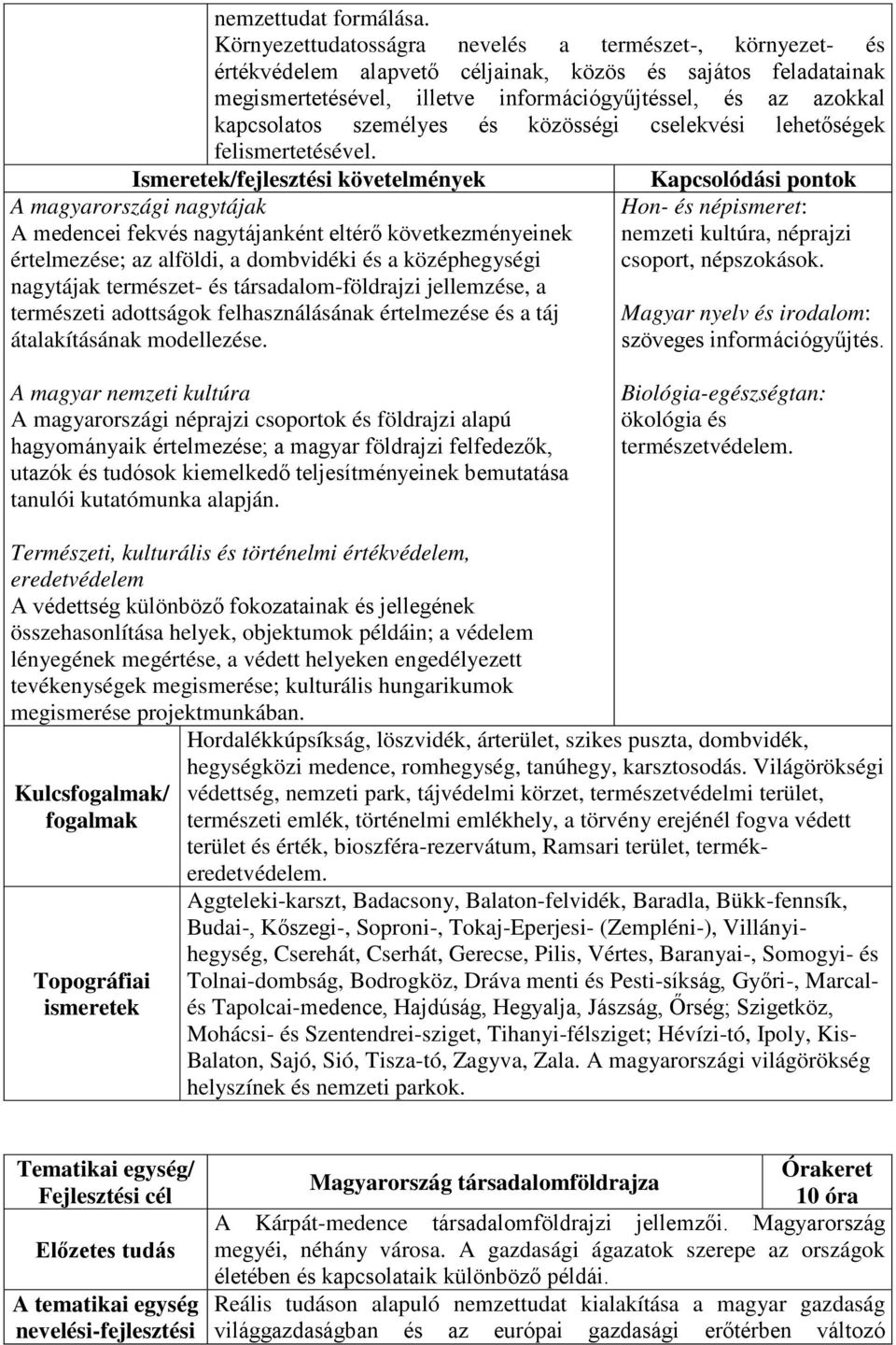 személyes és közösségi cselekvési lehetőségek felismertetésével.