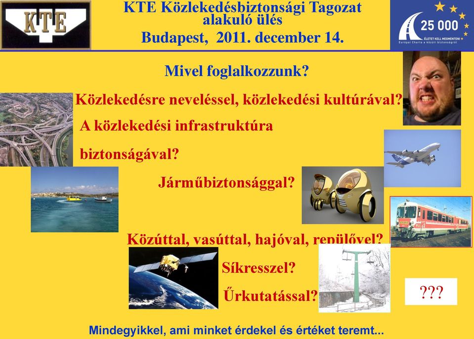 Közlekedésre neveléssel, közlekedési kultúrával? A közlekedési infrastruktúra biztonságával?