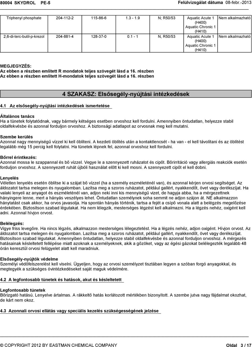 részben Az ebben a részben említett H-mondatok teljes szövegét lásd a 16. részben 4.