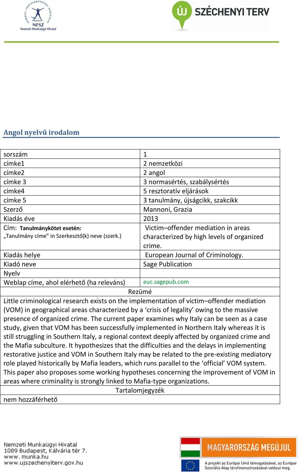 Sage Publication euc.sagepub.