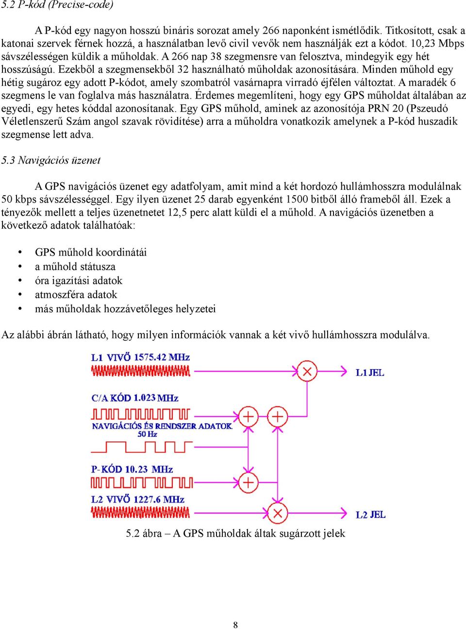 A 266 nap 38 szegmensre van felosztva, mindegyik egy hét hosszúságú. Ezekből a szegmensekből 32 használható műholdak azonosítására.