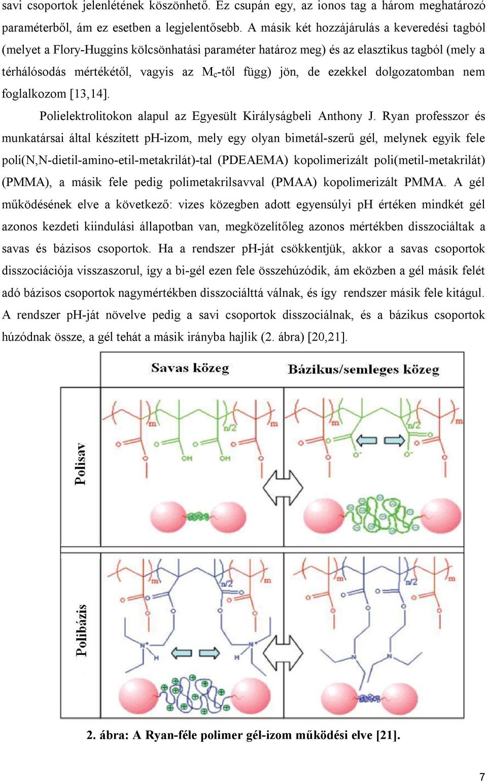 ezekkel dolgozatomban nem foglalkozom [13,14]. Polielektrolitokon alapul az Egyesült Királyságbeli Anthony J.