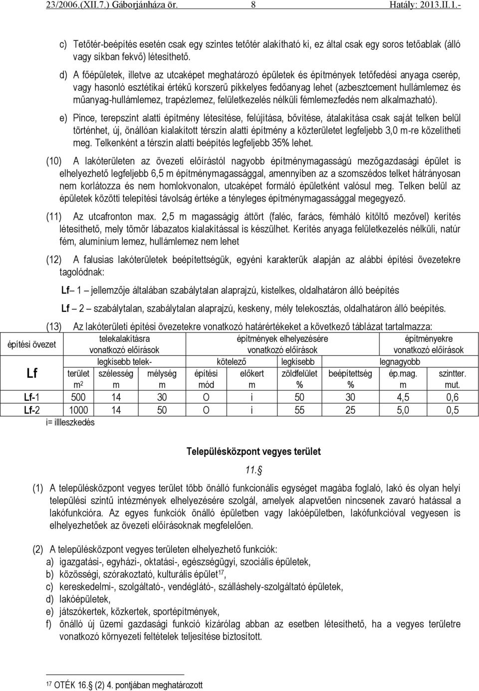 műanyag-hullámlemez, trapézlemez, felületkezelés nélküli fémlemezfedés nem alkalmazható).