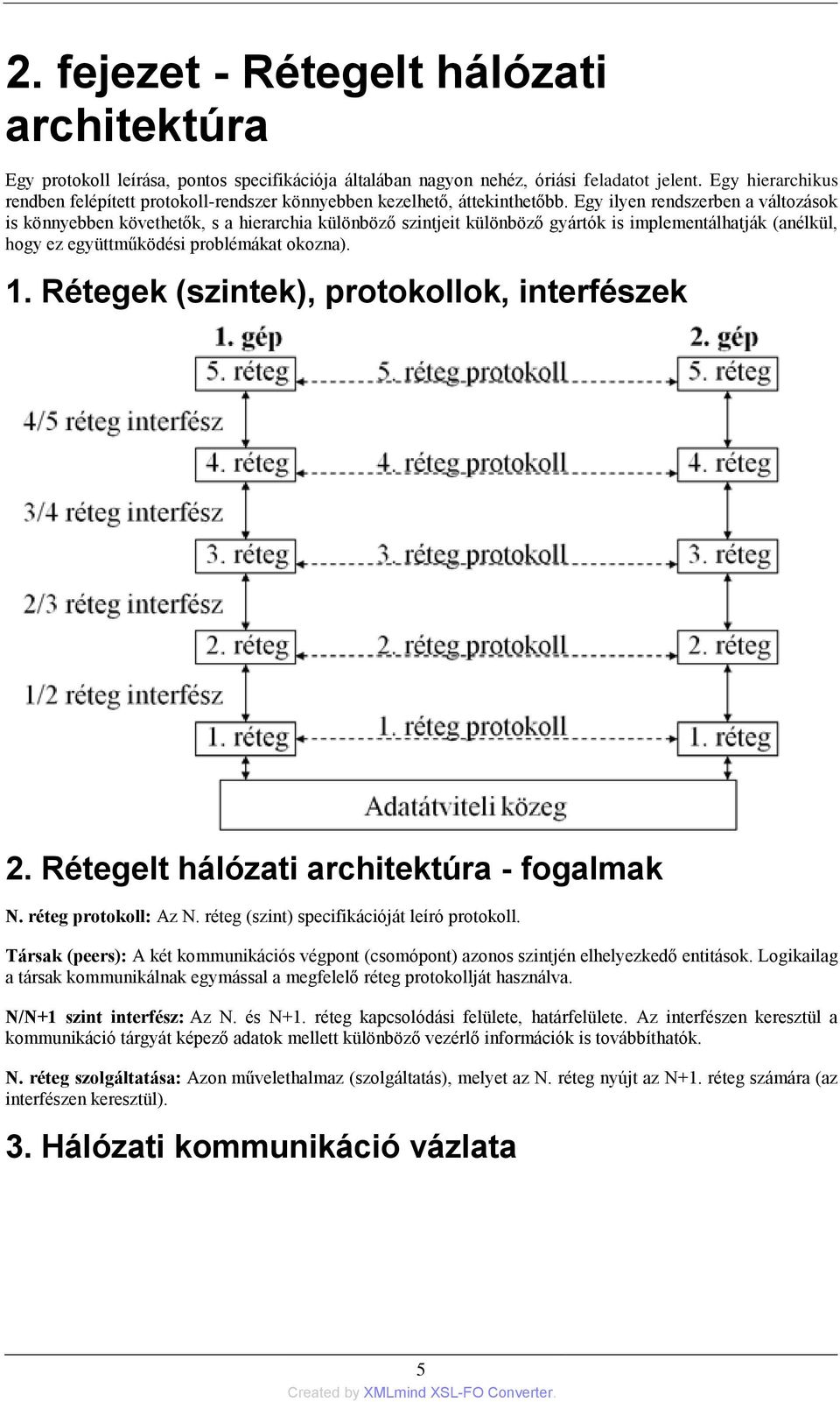 Egy ilyen rendszerben a változások is könnyebben követhetők, s a hierarchia különböző szintjeit különböző gyártók is implementálhatják (anélkül, hogy ez együttműködési problémákat okozna). 1.