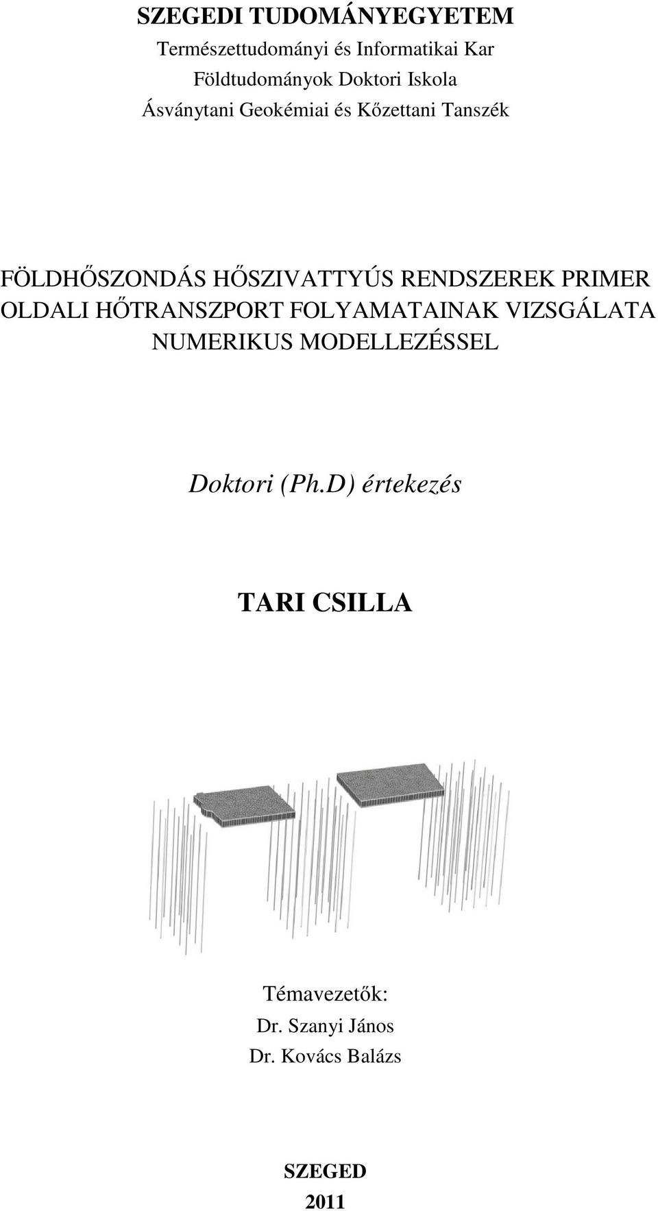 PRIMER OLDALI HŐTRANSZPORT FOLYAMATAINAK VIZSGÁLATA NUMERIKUS MODELLEZÉSSEL Doktori