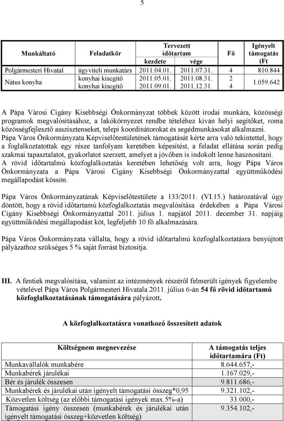 64 A Pápa Városi Cigány Kisebbségi Önkormányzat többek között irodai munkára, közösségi programok megvalósításához, a lakókörnyezet rendbe tételéhez kíván helyi segítőket, roma közösségfejlesztő