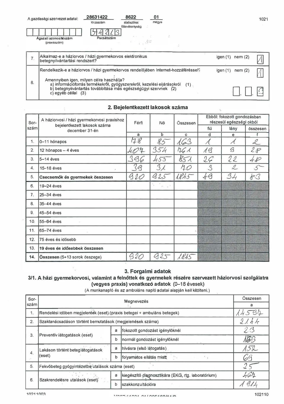 Rendelkezik-e a házirvs l házi gyermekrvs rendelőjében Internet-hzzáféréssel'; Amennyiben igen, milyen célra használja? a) infrmációfrrás termékekröl, gyógyszerekről, kezelési eljáráskról ( 1) -.