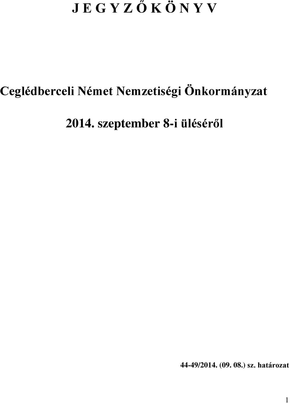 Önkormányzat 2014.