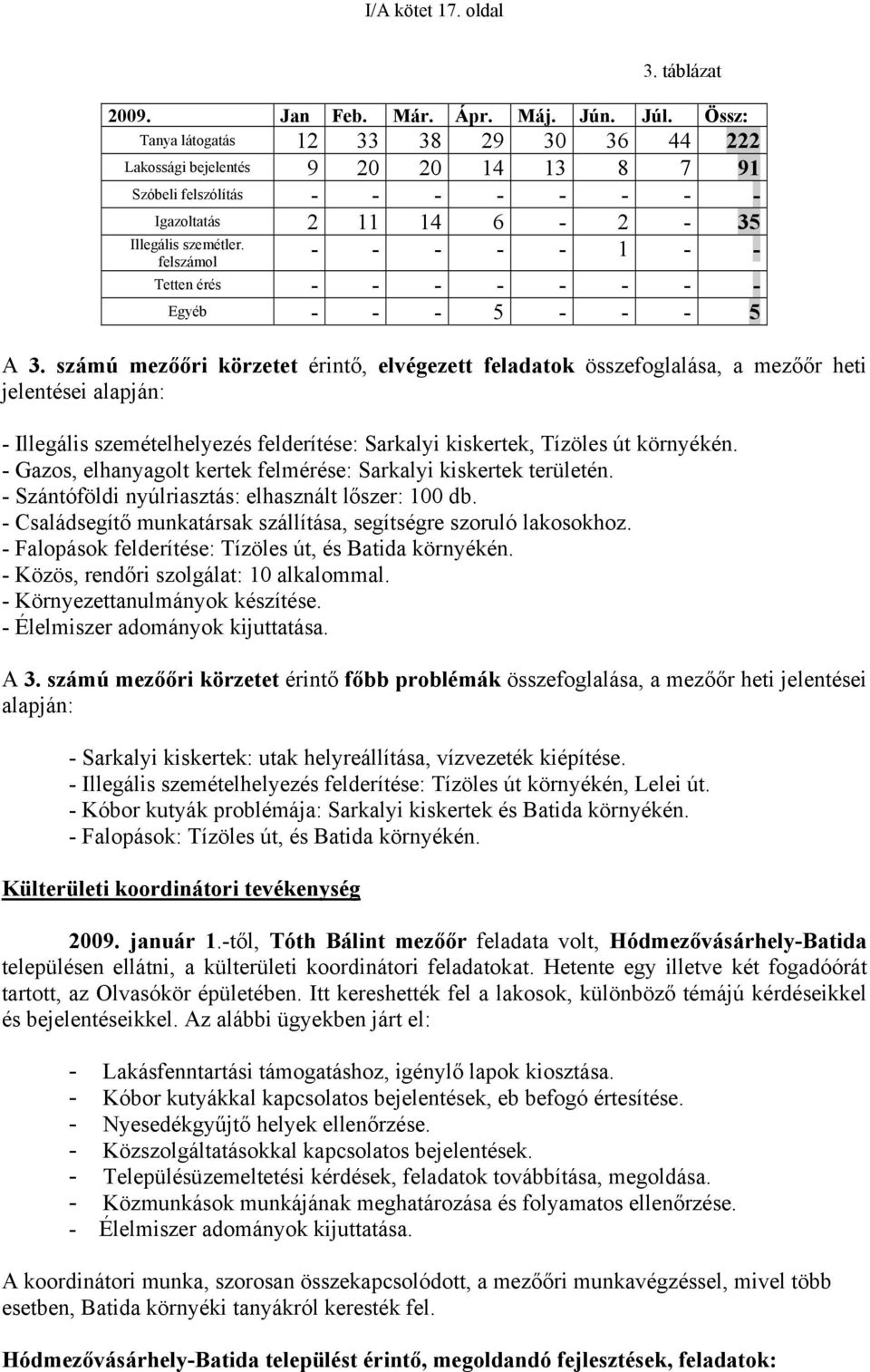 felszámol - - - - - 1 - - Tetten érés - - - - - - - - Egyéb - - - 5 - - - 5 A 3.