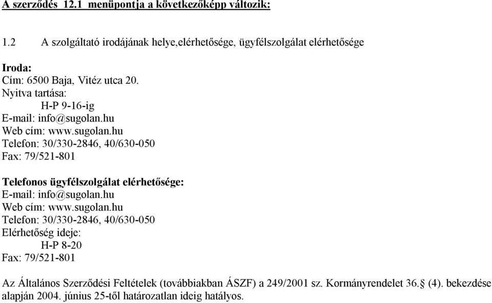 utca 20.
