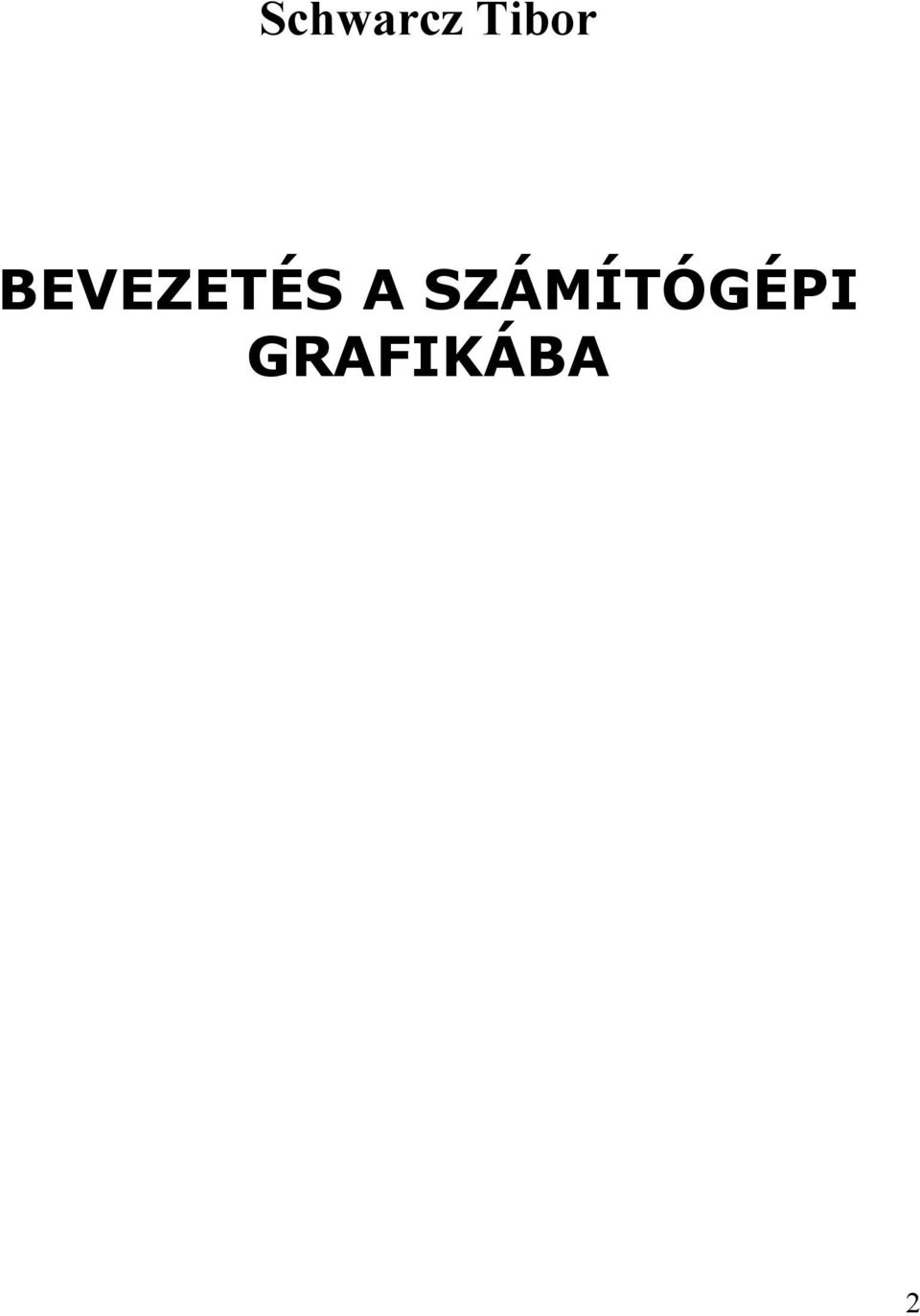 BEVEZETÉS A