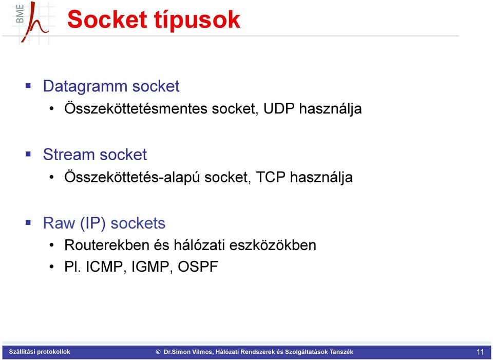 Összeköttetés-alapú socket, TCP használja Raw (IP)