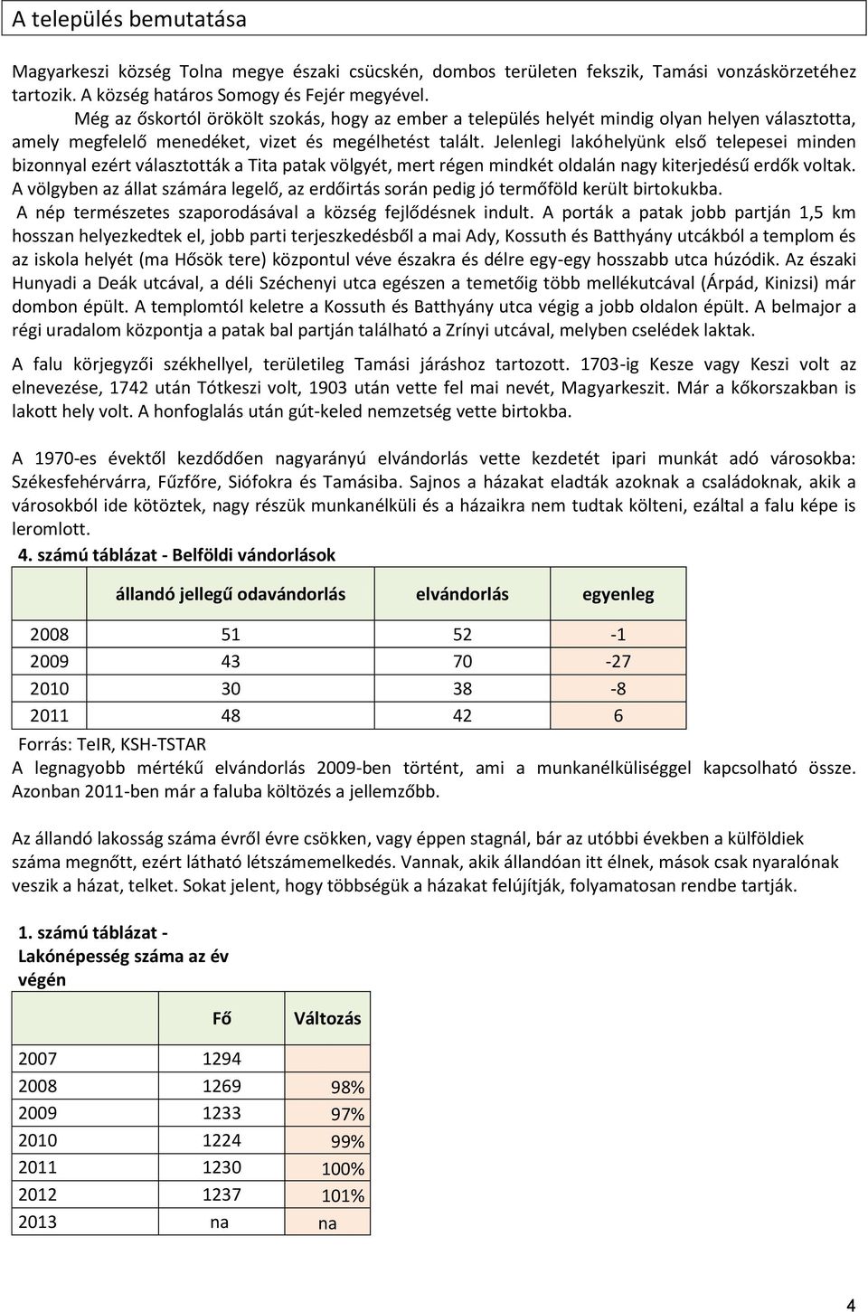 Jelenlegi lakóhelyünk első telepesei minden bizonnyal ezért választották a Tita patak völgyét, mert régen mindkét oldalán nagy kiterjedésű erdők voltak.