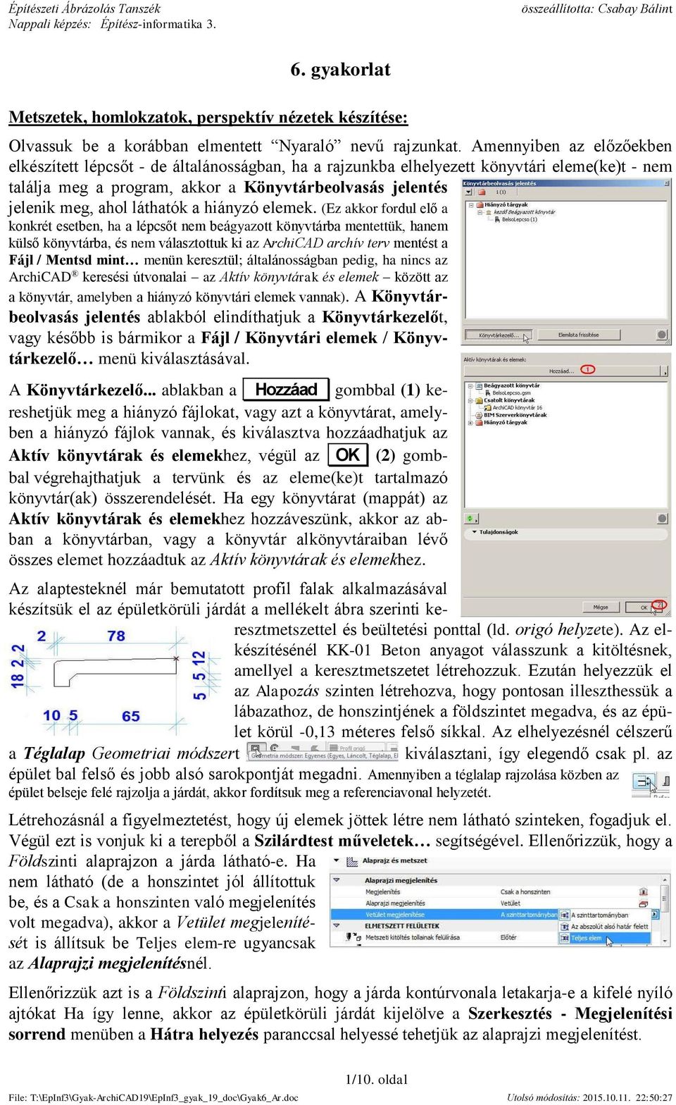 láthatók a hiányzó elemek.