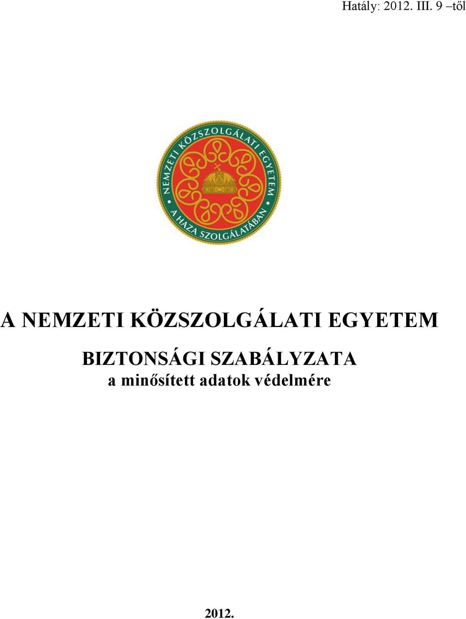 KÖZSZOLGÁLATI EGYETEM