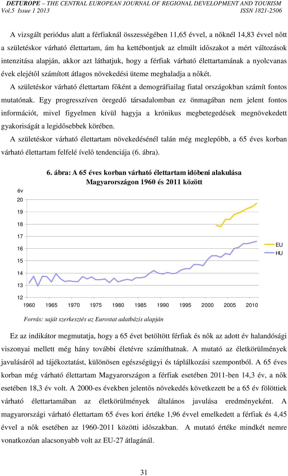 A születéskor várható élettartam főként a demográfiailag fiatal országokban számít fontos mutatónak.