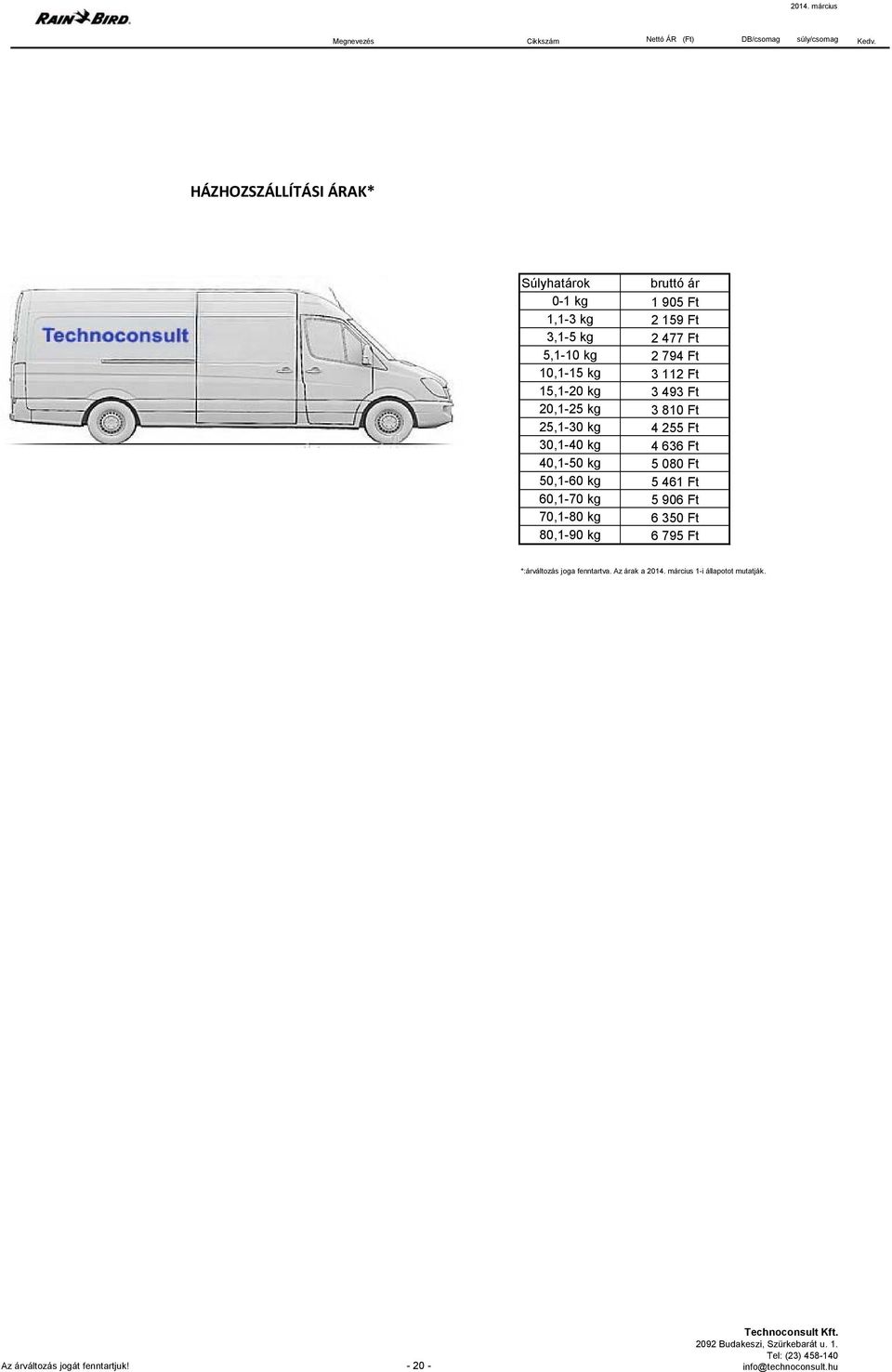 40,1-50 kg 5 080 Ft 50,1-60 kg 5 461 Ft 60,1-70 kg 5 906 Ft 70,1-80 kg 6 50 Ft 80,1-90 kg 6 795 Ft