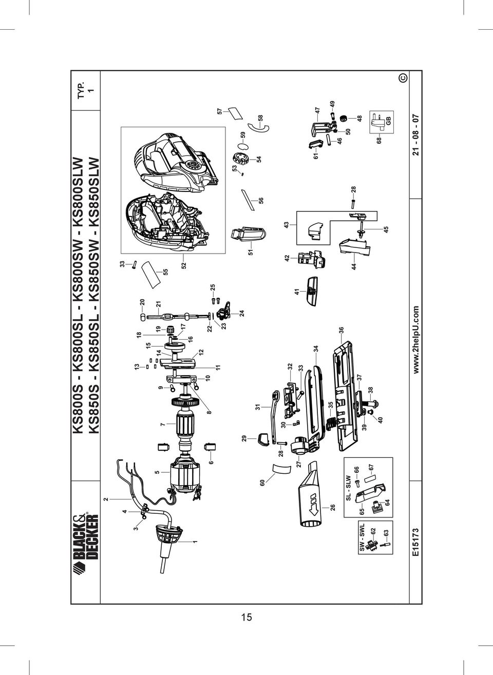 KS850SW - KS850SLW E15173 www.