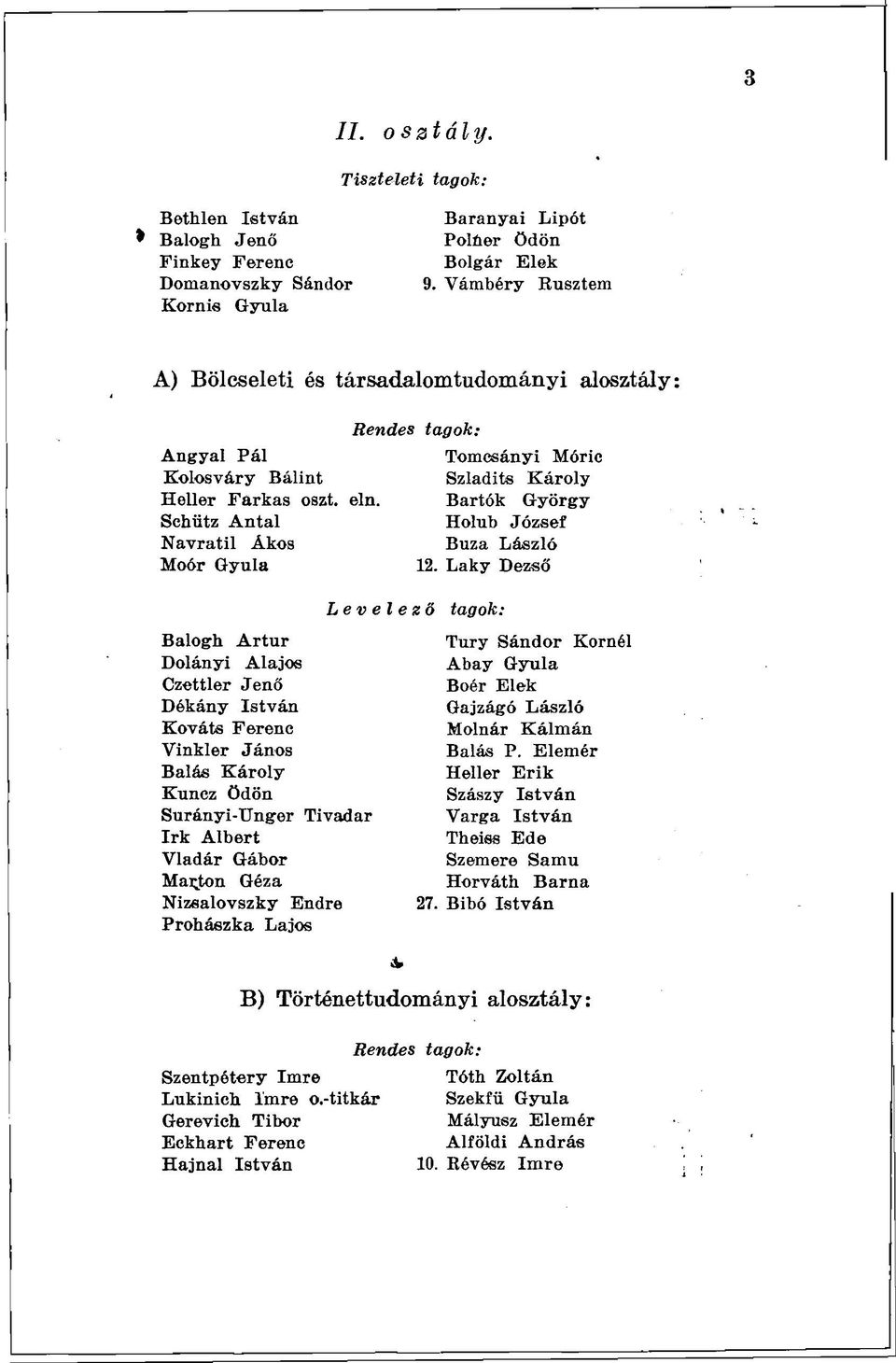 Bartók György Schütz Antal Holub József Navratil Akos Buza László Moór Gyula 12.